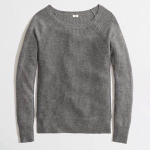 J. Crew Warmspun Waffle Knit Sweater